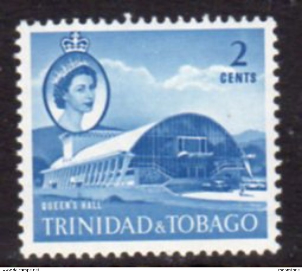 Trinidad And Tobago 1960-7 2c Blue Queen's Hall Definitive, MNH, SG 285a - Trinidad & Tobago (...-1961)