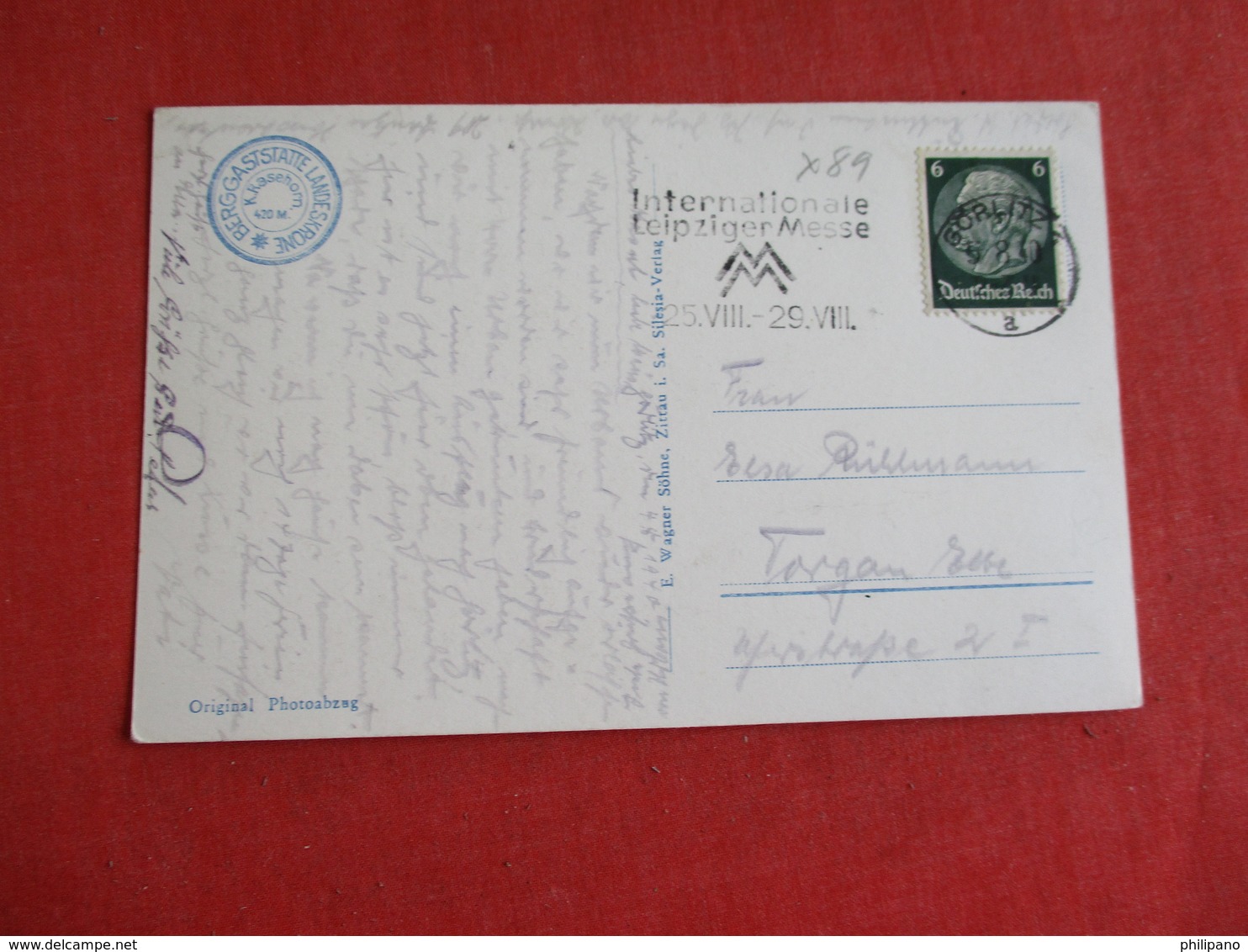 Germany > Saxony > Goerlitz   Has Stamp & Cancel  Ref 2841US - Goerlitz