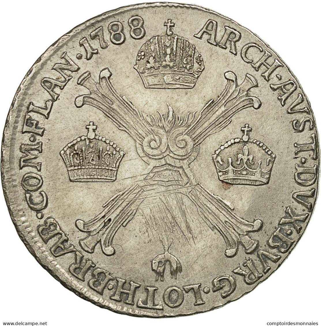 Monnaie, AUSTRIAN NETHERLANDS, Joseph II, 1/4 Kronenthaler, 1788, Günzburg - Sonstige & Ohne Zuordnung