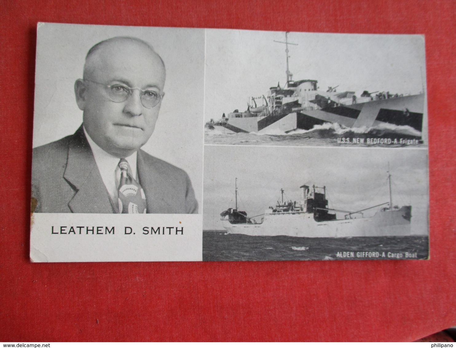 Leathem D. Smith--S.S. New Bedford & Alden Gifford   Ref 2841 - Warships