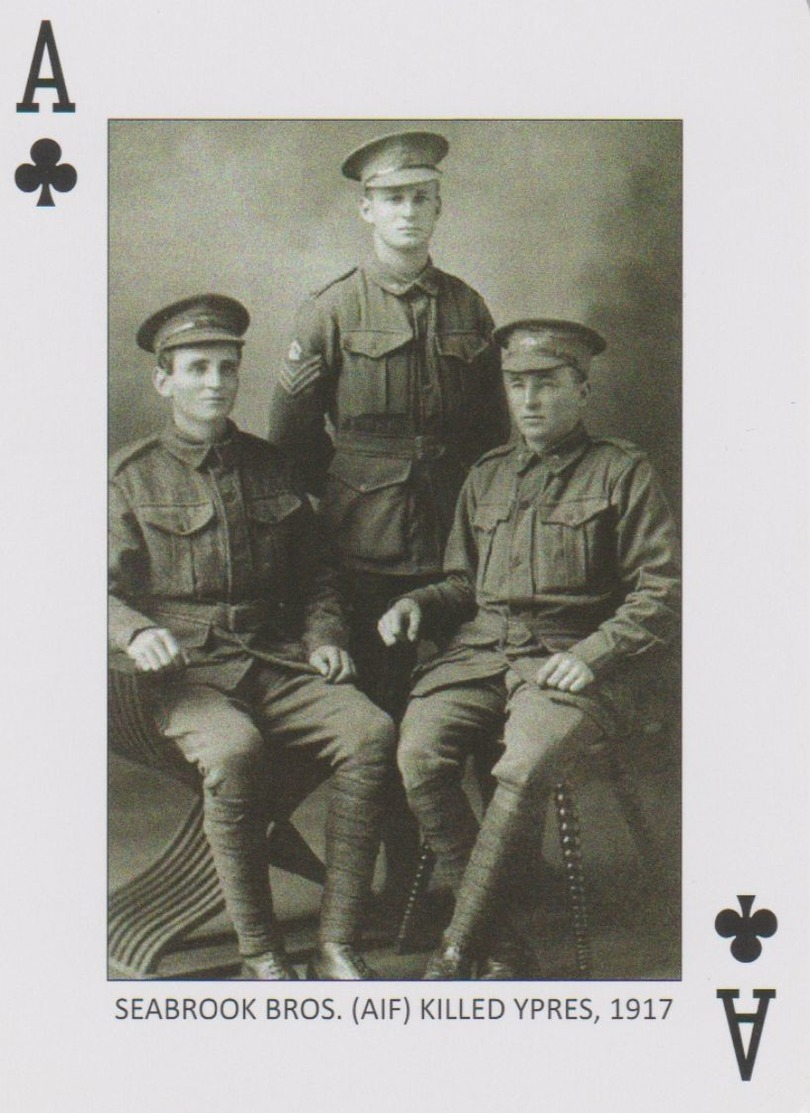 Guerre - World War - Seabrook Bros. AIF - Killed Ypres - 1917. - 1914-18