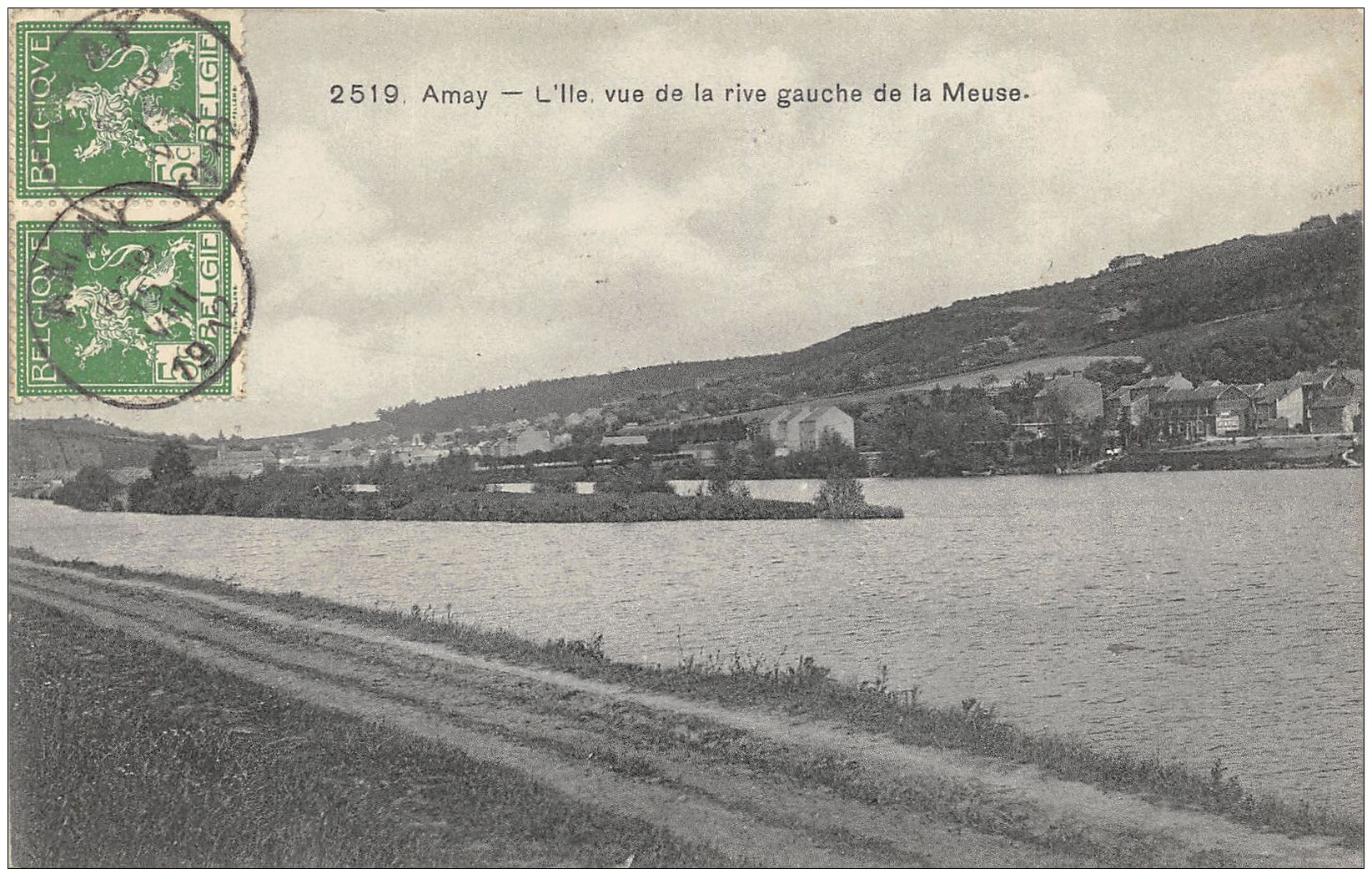 Amay - L'Île, Vue De La Rive Gauche De La Meuse - Amay