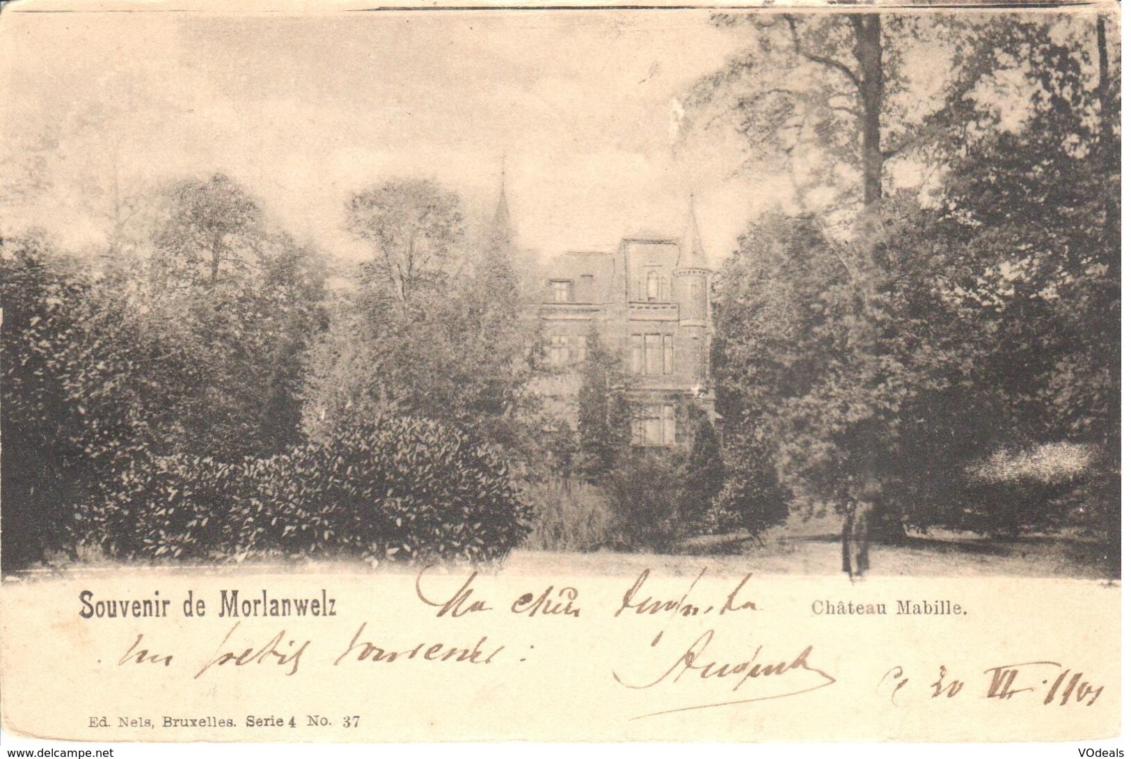 Morlanwelz - CPA - Souvenir De Morlanwelz - Château Mabille - Morlanwelz