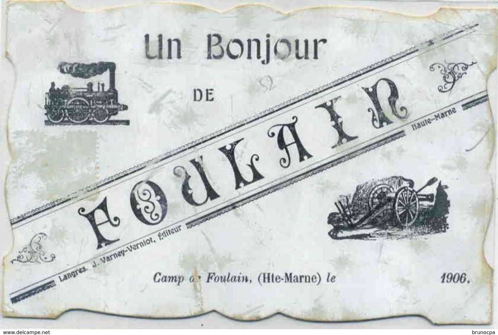 FOULAIN  Souvenir Des Manoeures De 1906, Camp De Foulain, - Saint Dizier