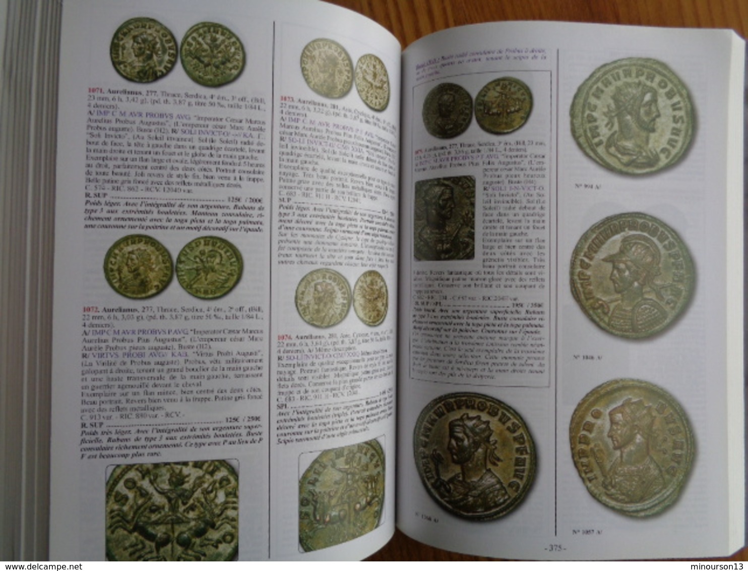 CATALOGUE MONNAIES GRECQUES, ROMAINES, BYZANTINES, GAULOISES ET MEROVINGIENNES, 591 PAGES - Boeken & Software