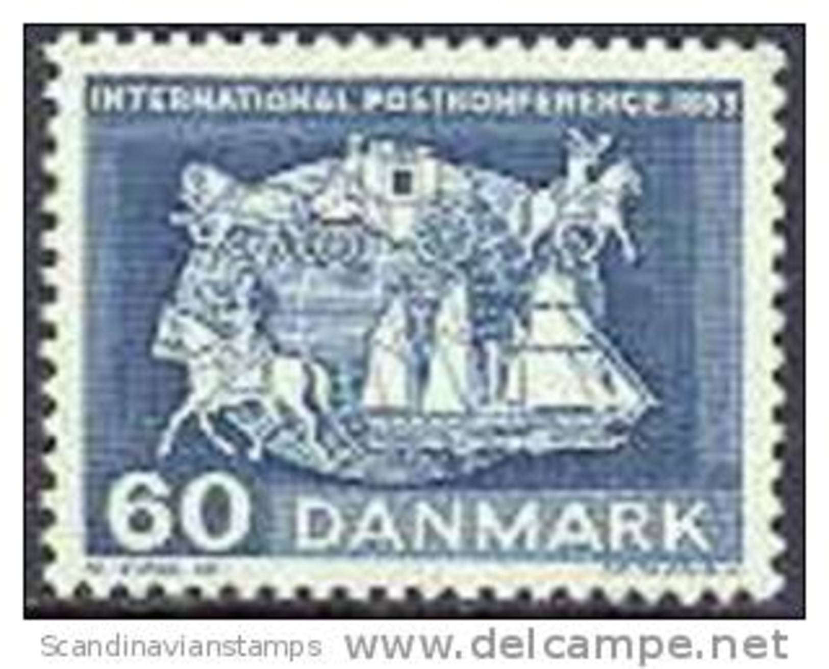 DENEMARKEN 1963 Postconferentie  Fluorescerend PF-MNH-NEUF - Neufs