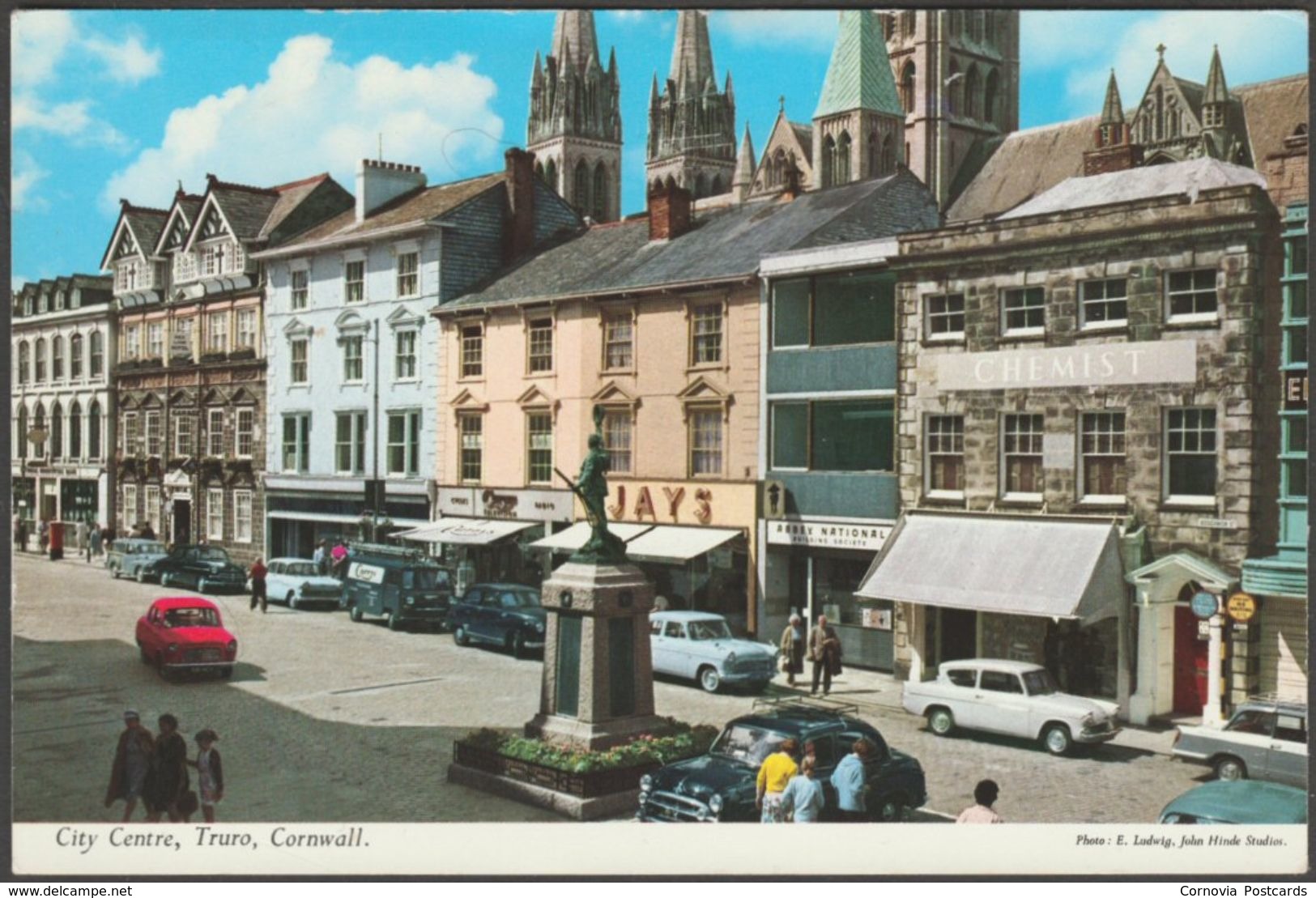 City Centre, Truro, Cornwall, C.1960s - John Hinde Postcard - Other & Unclassified