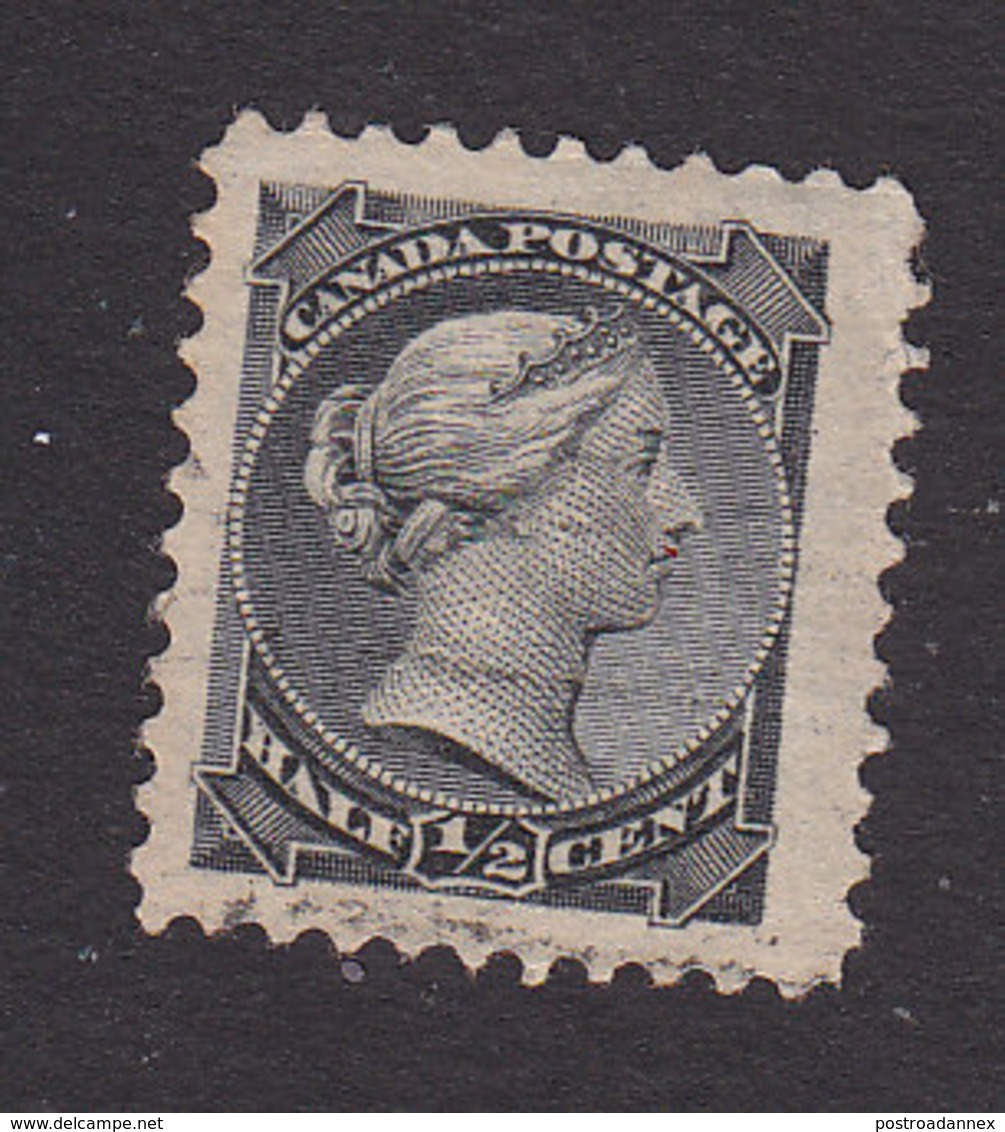 Canada, Scott #34, Used, Queen Victoria, Issued 1870 - Used Stamps