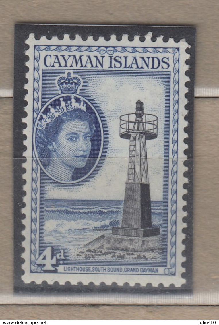 CAYMAN ISL. 1954 QEII Lighthouse MNH (**) MiNr 143 SG 155 #12724 - Caimán (Islas)