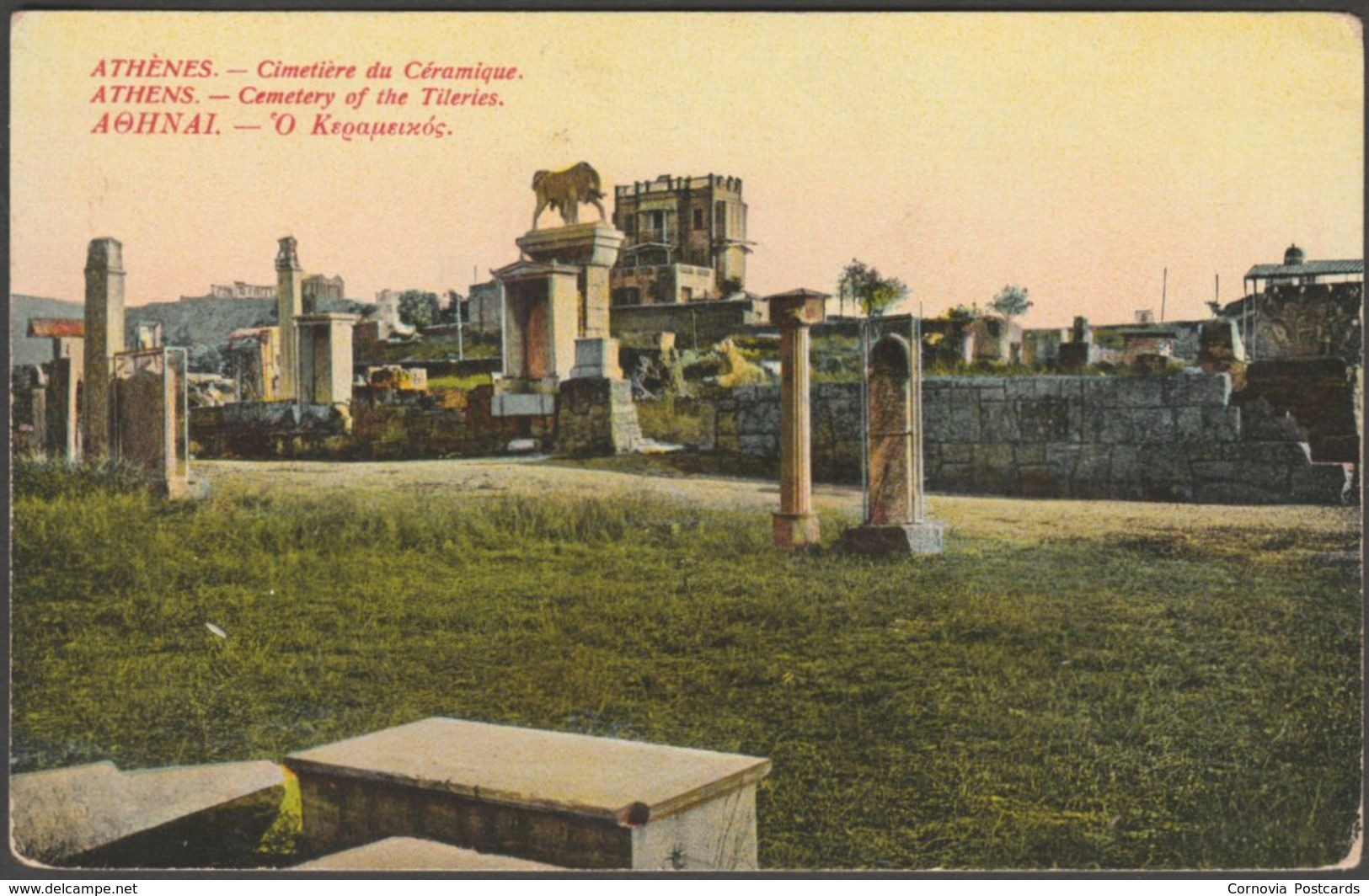 Cimetière Du Céramique, Athènes, C.1905-10 - CPA - Greece