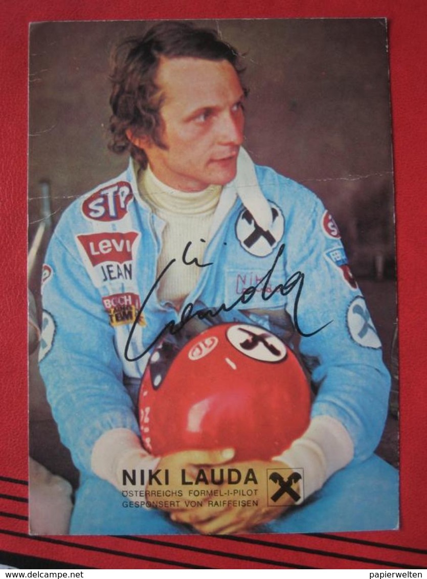 Autogrammkarte Niki Lauda / Formel 1 - Sportler