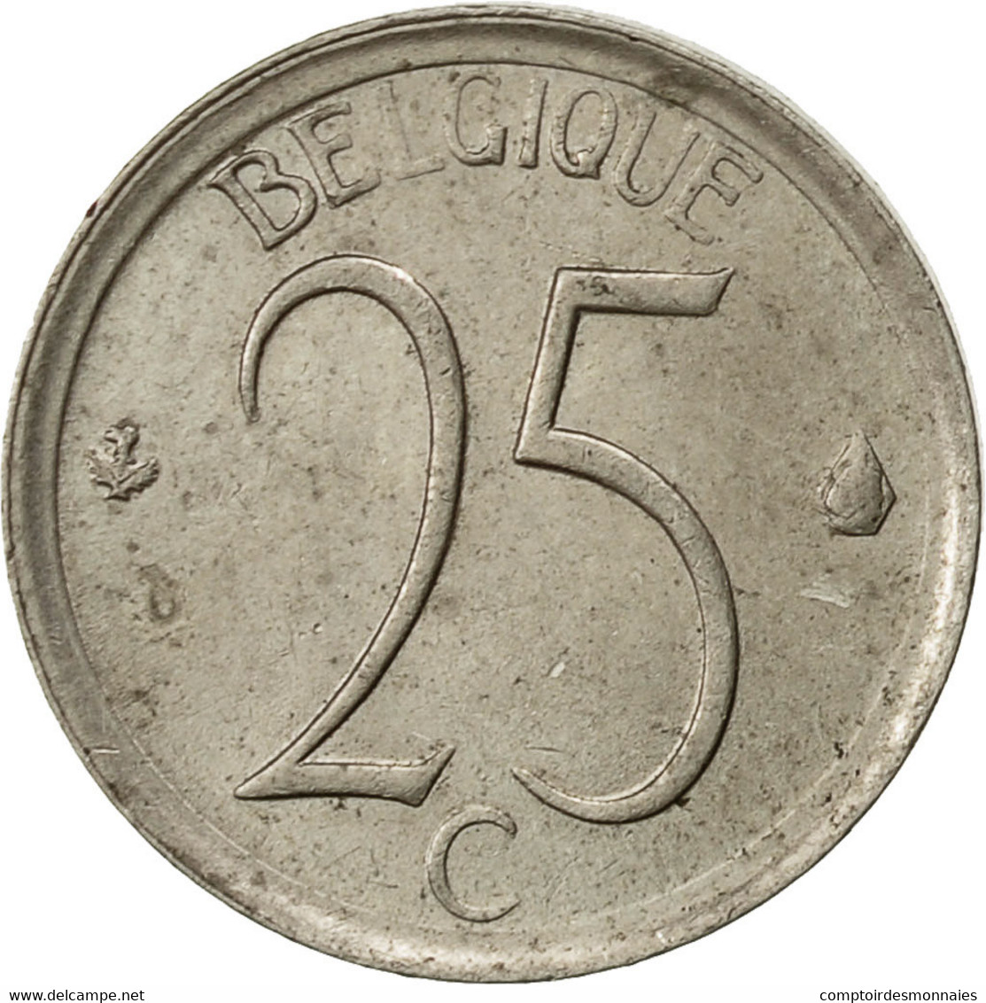 Belgique, 25 Centimes, 1964, Bruxelles, TTB, Copper-nickel, KM:153.1 - 25 Centimes