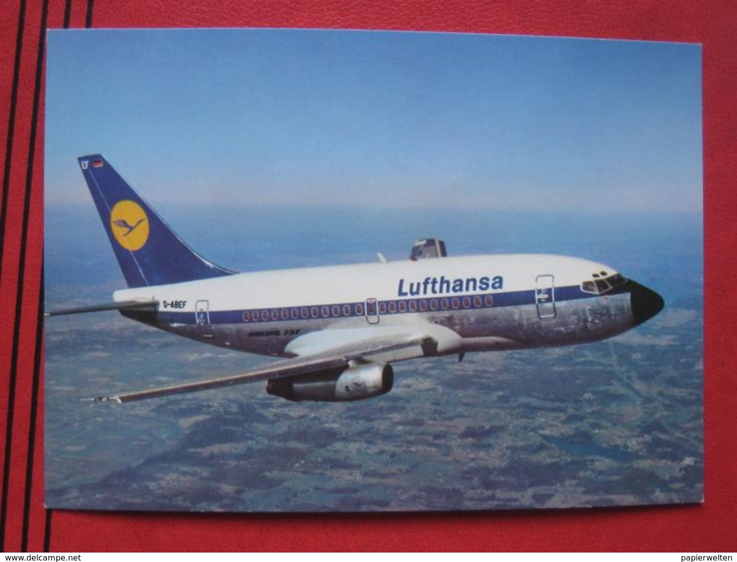 Werbekarte - Lufthansa Boeing 737 City Jet - 1946-....: Moderne