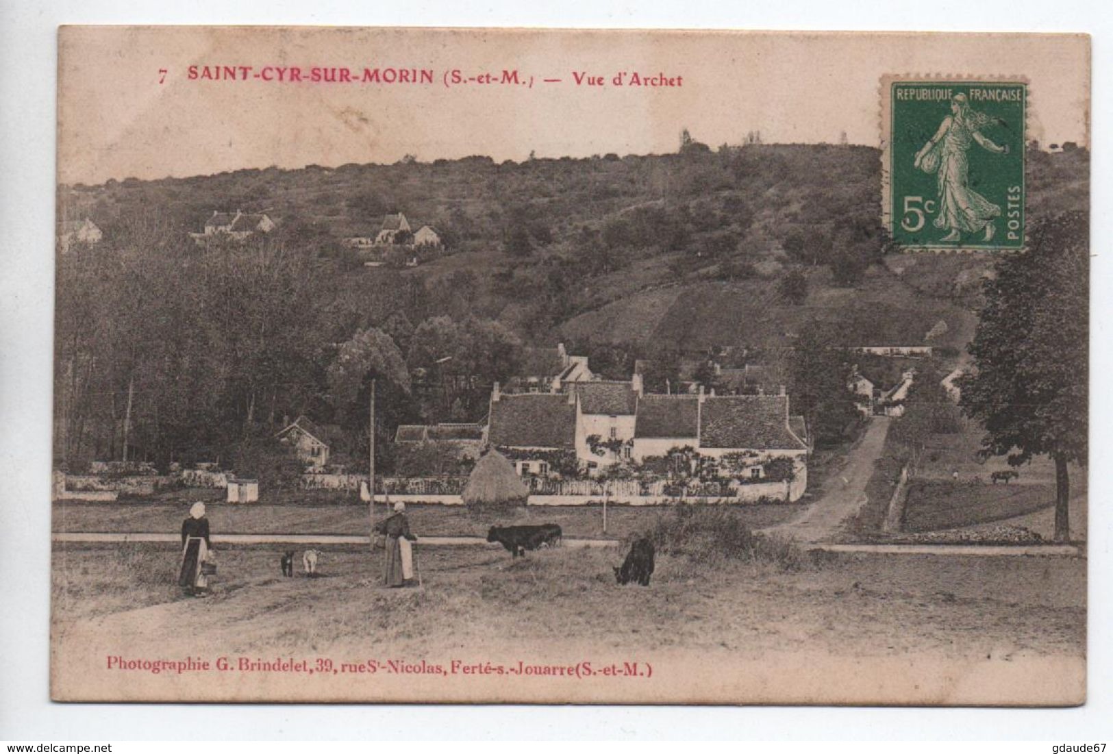 SAINT CYR SUR MORIN (77) - VUE D'ARCHET - Autres & Non Classés