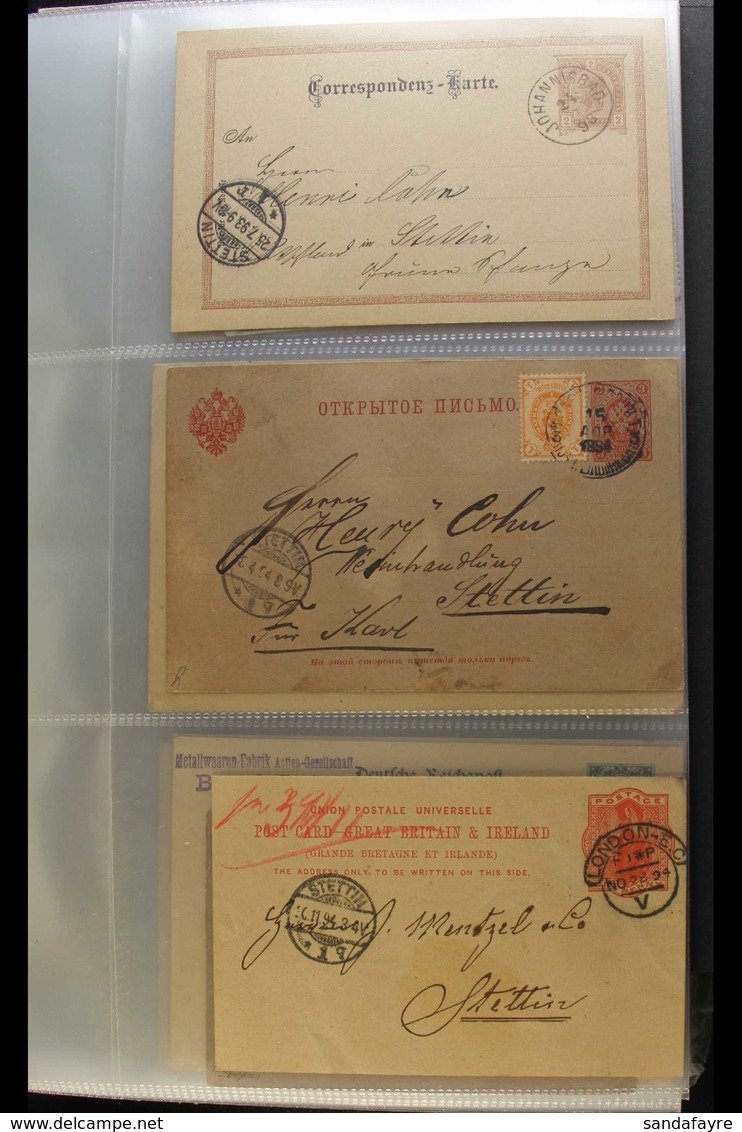 1890s-1950s FAMILY POSTAL HISTORY COLLECTION JUDAICA / JEWISH INTEREST - Covers, Postcards & Postal Stationery Items Add - Altri & Non Classificati