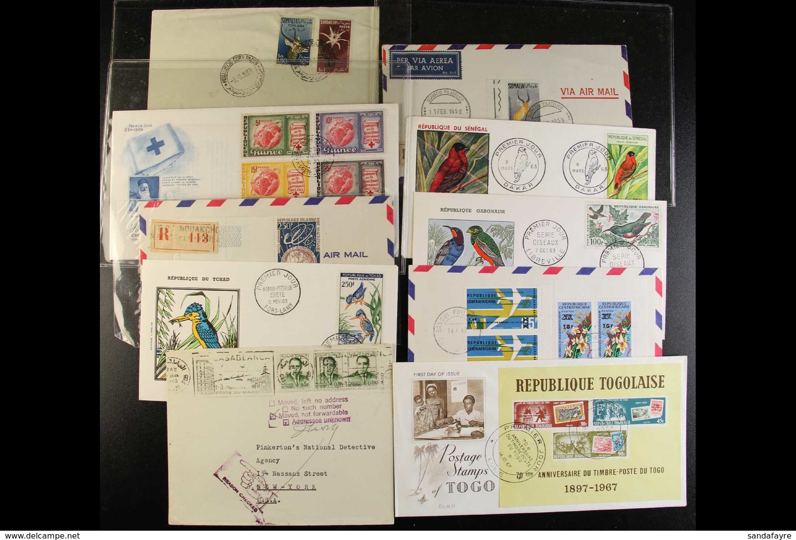 INDEPENDENT AFRICA COVERS Chiefly 1950's And 1960's Philatelic And Commercial Covers From A Variety Of Countries Includi - Sonstige & Ohne Zuordnung