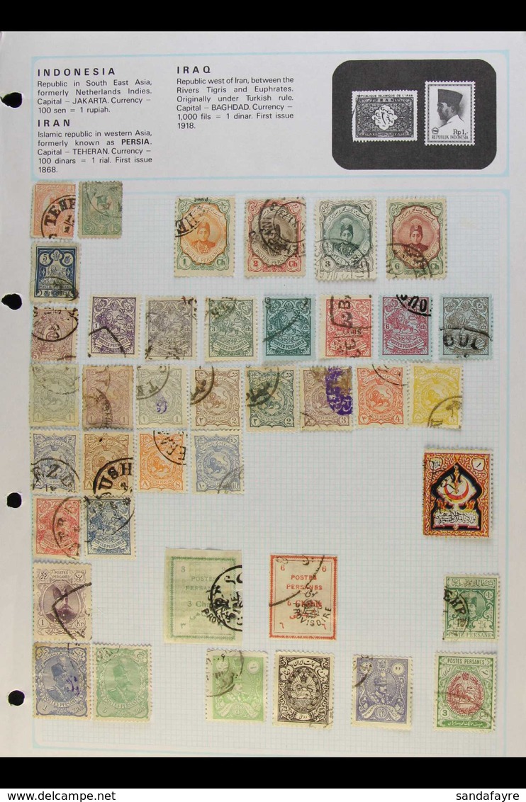 LARGE WORLD COLLECTION On A Thick Pile Of Pages, Chiefly 20th Century Mint & Used Stamps With The Strength In 1950's-199 - Other & Unclassified