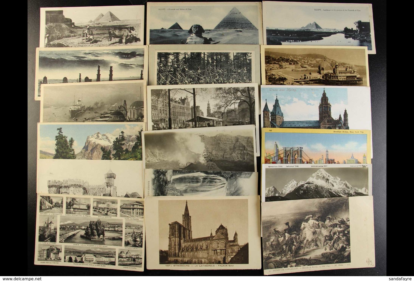 OLD TIME POSTCARD COLLECTION An Extensive Old Time Postcard Collection, Looks To Be Mostly From The First Quarter Of The - Andere & Zonder Classificatie