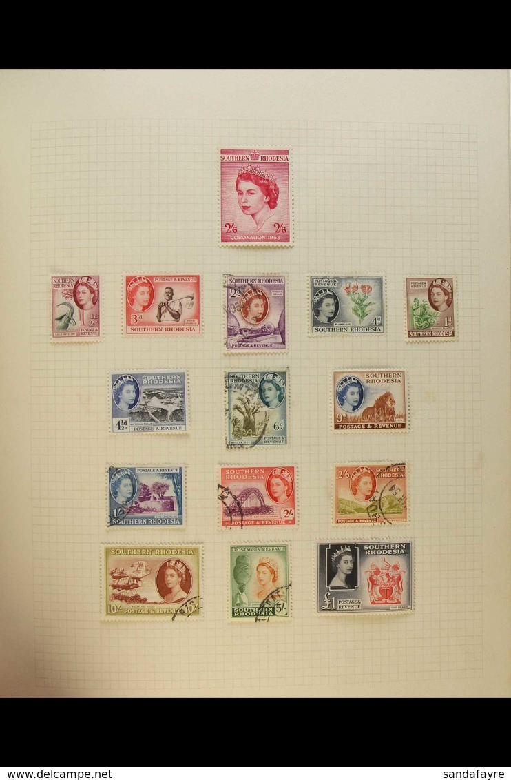 BRITISH COMMONWEALTH 19th Century To Early 1970's All Different Mint & Used Collection In Two Albums, Inc Southern Rhode - Andere & Zonder Classificatie