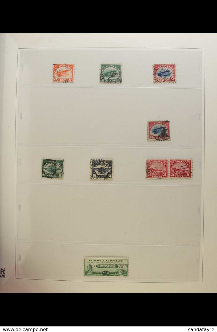 AIRMAIL STAMPS COLLECTION 1918-1994 MINT & USED (mainly Used), Majority Are USA Issues, Incl. 1918 Set Used Plus A Furth - Andere & Zonder Classificatie