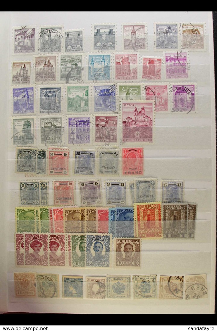 FOREIGN COUNTRY RANGES A Very Clean Lot Displayed In A Large Stockbook, 19th Century To About Early 1970's Mint And Used - Andere & Zonder Classificatie