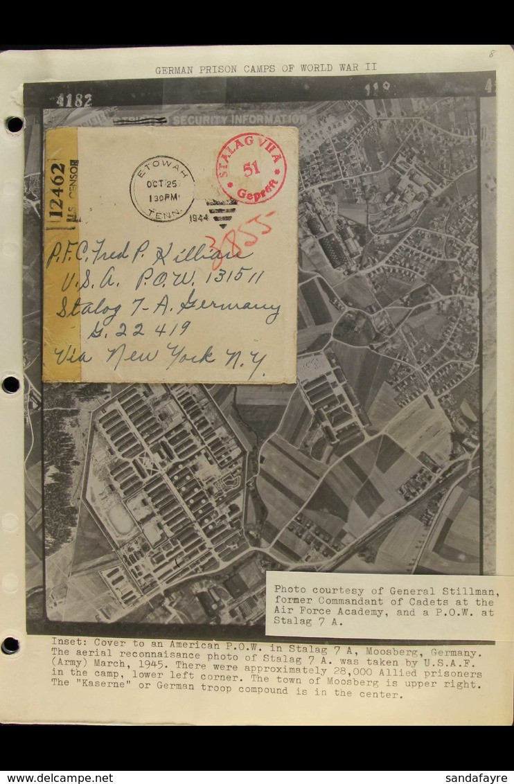 GERMAN PRISONER OF WAR CAMPS OF WORLD WAR II - INCOMING MAIL An Assembly Of POW Cards And Covers Addressed To Prisoners  - Unclassified