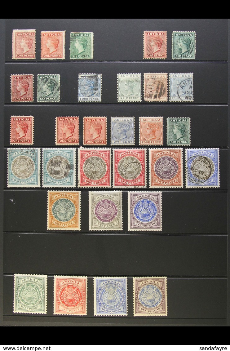 1863-1908 MINT & USED COLLECTION. A Most Useful Selection On A Stock Page, Includes 1863-77 (wmk Star) 1d Dull Rose Mint - Andere & Zonder Classificatie