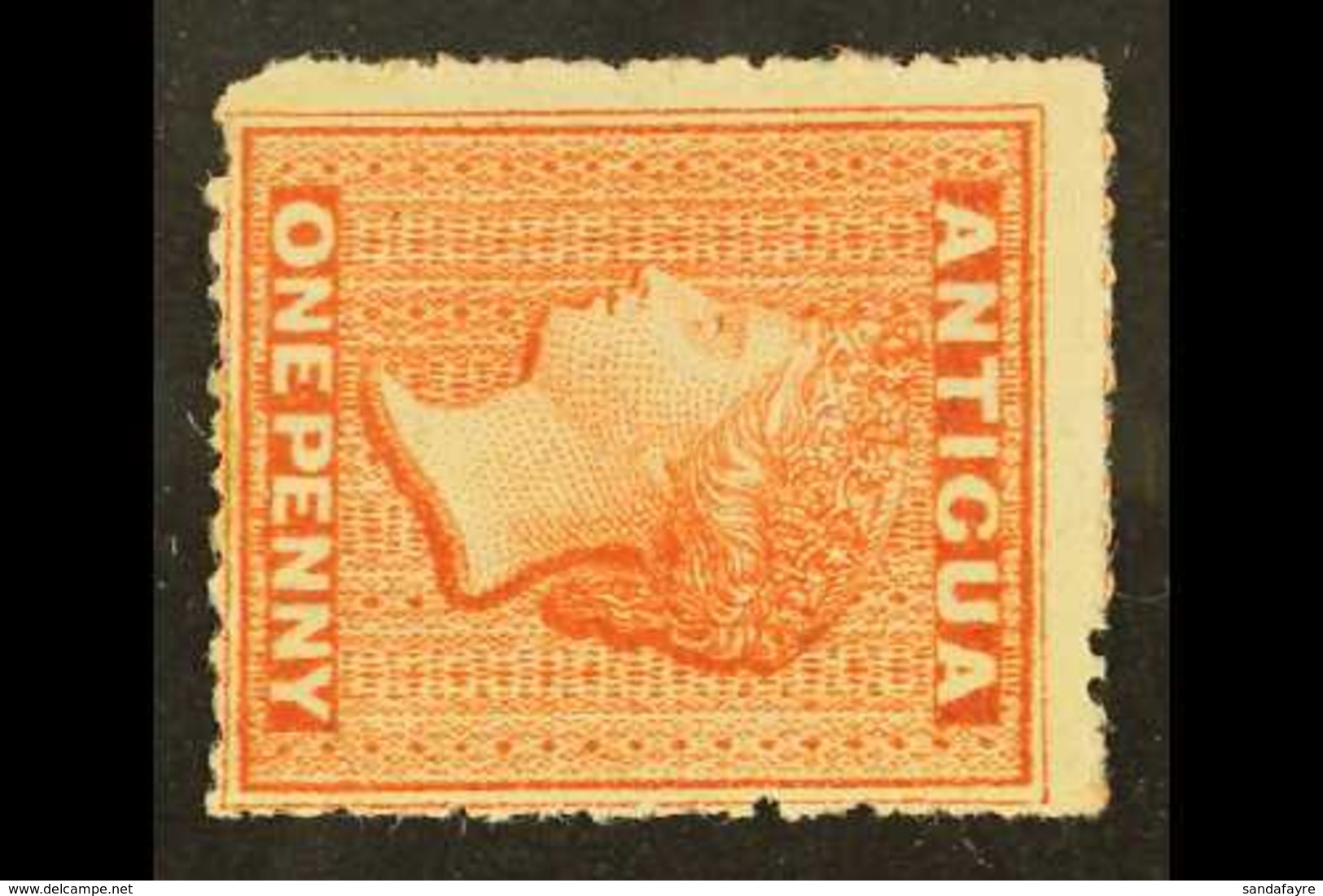 1863-67 1d Vermilion With WATERMARK SIDEWAYS Variety, SG 7b, Very Fine Mint With Original Gum. For More Images, Please V - Sonstige & Ohne Zuordnung