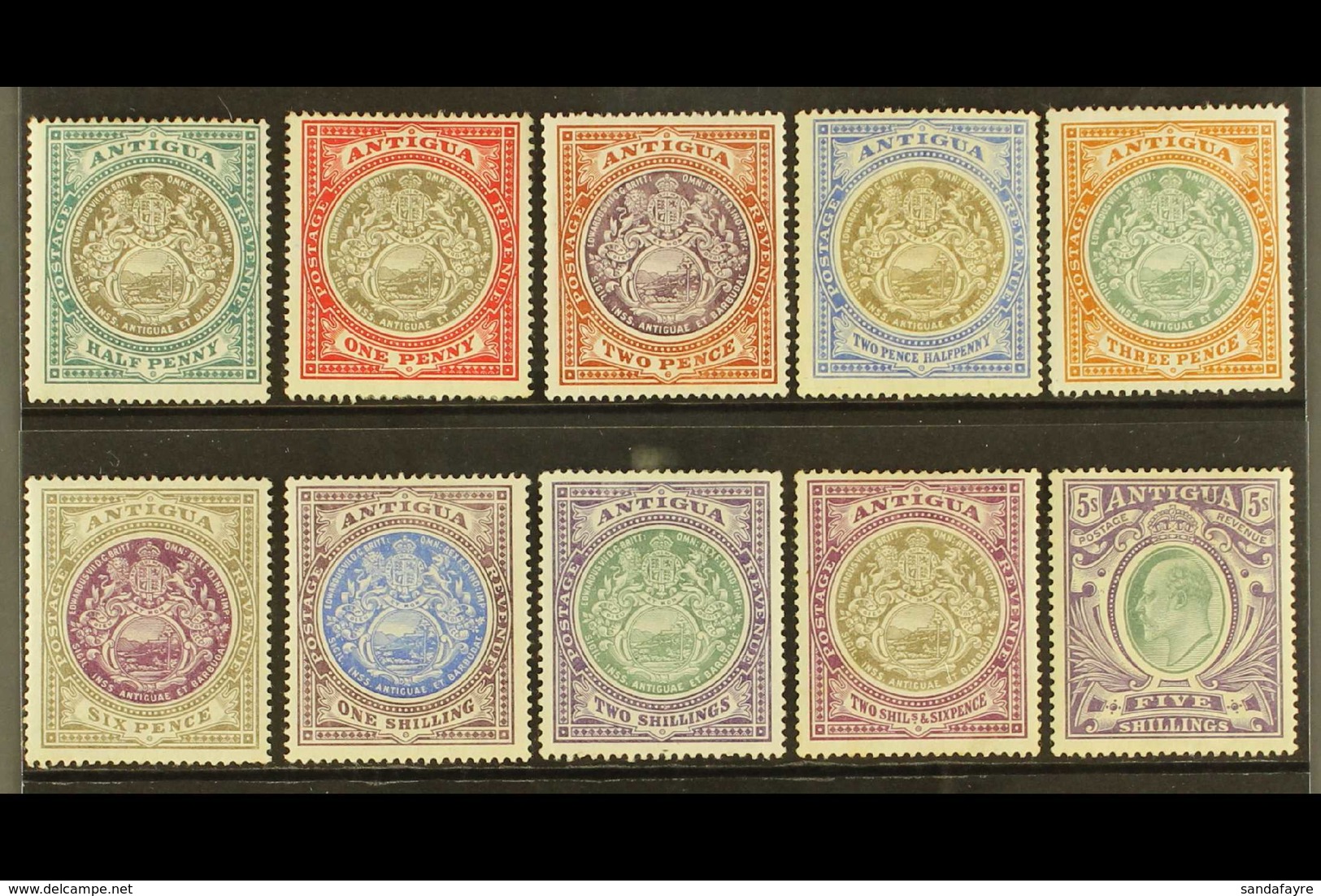 1903-07 Watermark Crown CC Complete Definitive Set, SG 31/40, Mint With Lovely Fresh Colours. (10 Stamps) For More Image - Andere & Zonder Classificatie