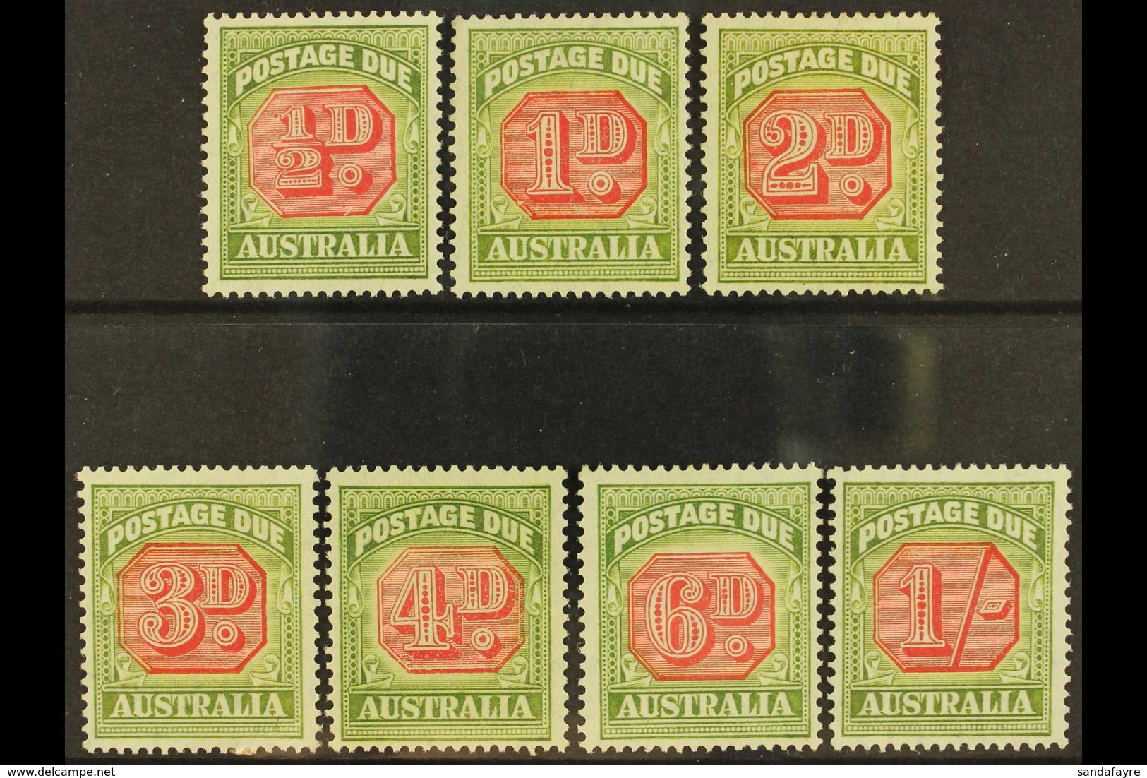 POSTAGE DUE 1938 Complete Set, SG D112/18, A Well Centered, Very Fine Mint Set (7 Stamps) For More Images, Please Visit  - Other & Unclassified