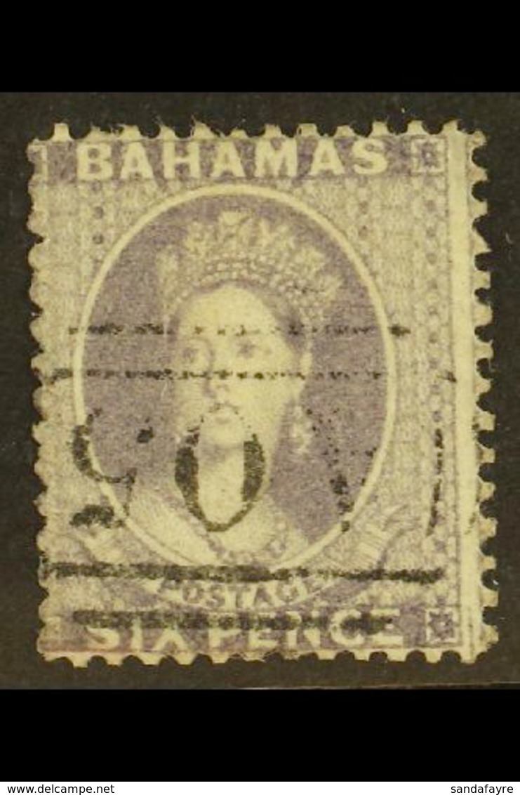 1862 6d Lavender Grey Chalon, No Watermark Perf 13, SG 19 With Good Colour And Neat, Inverted "A05" Cancel.  For More Im - Other & Unclassified