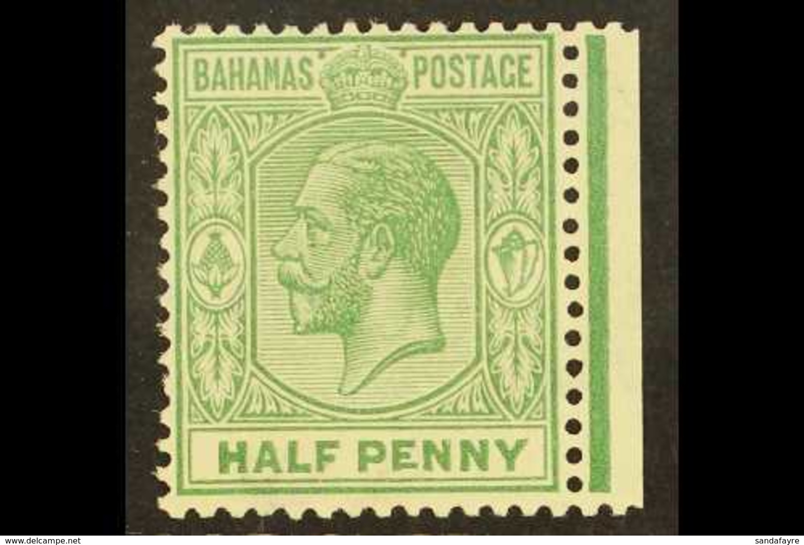 1921-37 ½d Green, Wmk Script CA, Elongated "E" Variety, SG 115a, Very Fine Mint . For More Images, Please Visit Http://w - Andere & Zonder Classificatie