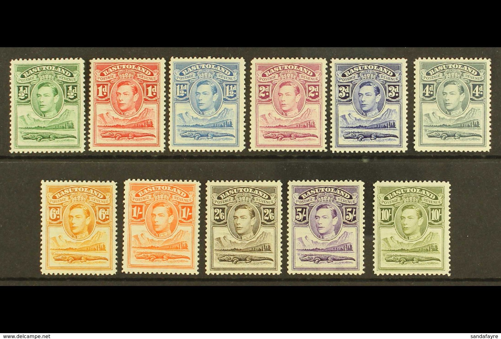 1938 Pictorials Complete Set, SG 18/28, Very Fine Mint, Fresh. (11 Stamps) For More Images, Please Visit Http://www.sand - Andere & Zonder Classificatie