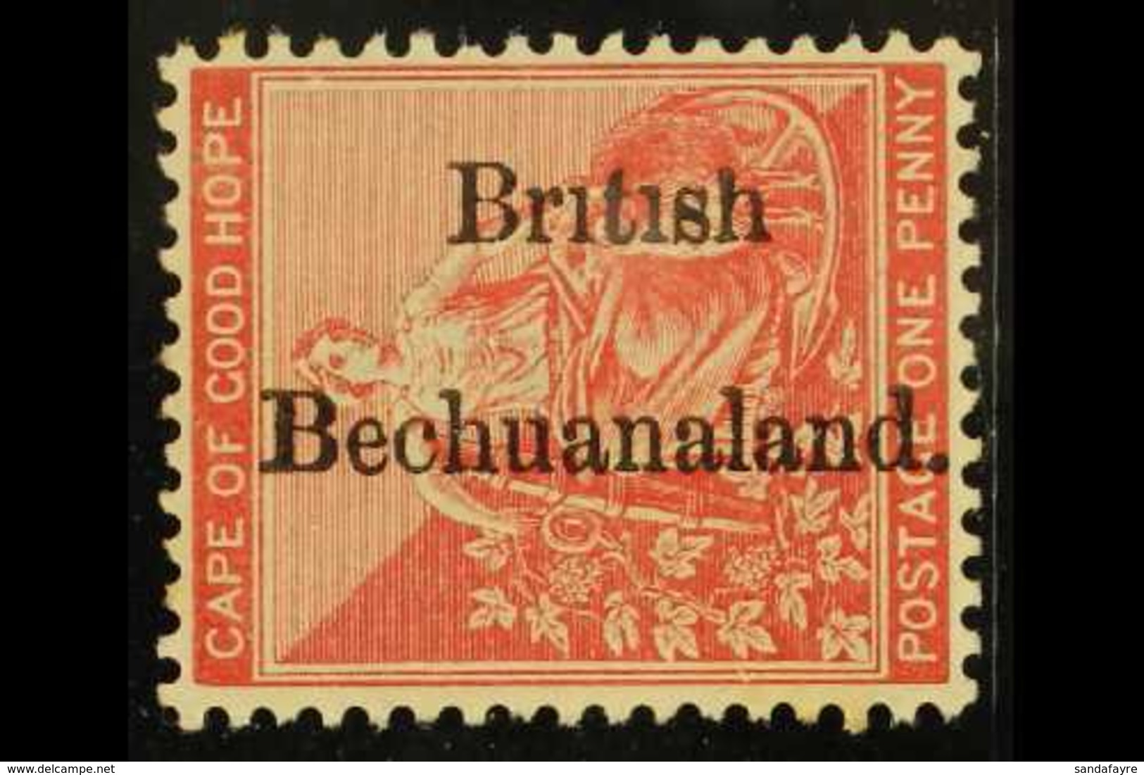 1893-5 1d Carmine-red, NO DOTS On "i" Of "British" Variety, SG 38e, Very Fine Mint. For More Images, Please Visit Http:/ - Other & Unclassified