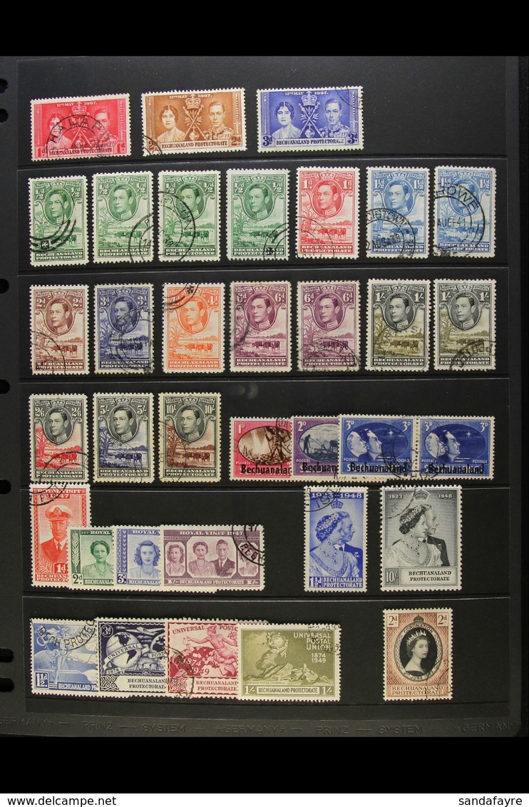 1937-66 FINE USED COLLECTION An All Different Collection Which Includes 1937 Coronation Set, 1938-52 Definitive Set Comp - Other & Unclassified