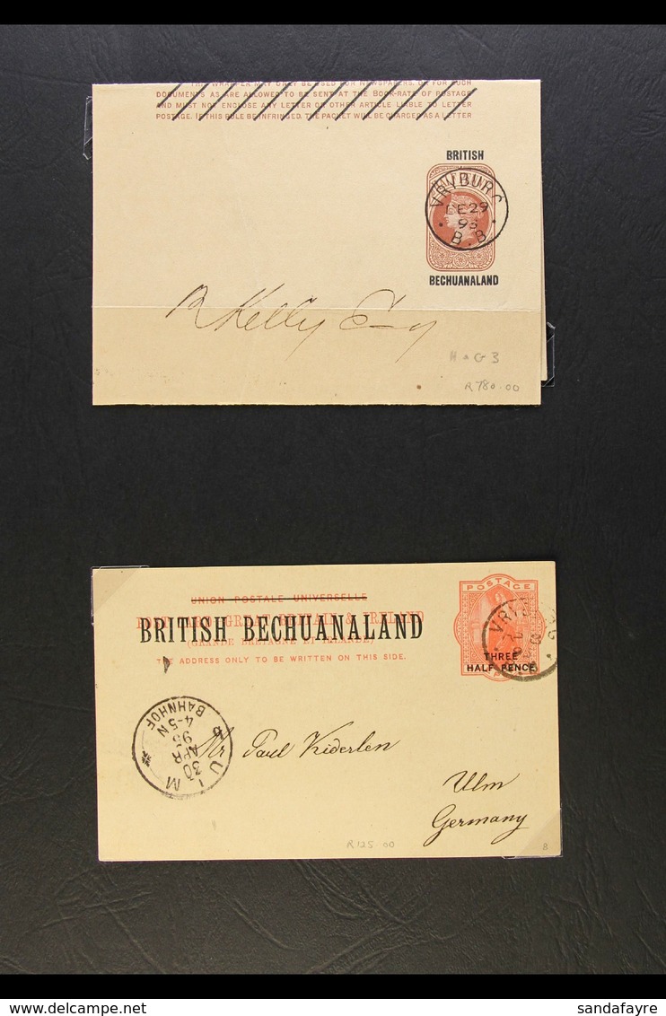 COVERS AND CARDS 1890's To 1960's Used Accumulation. Note Good Postal Stationery Including Earlier Cards And Wrappers, P - Andere & Zonder Classificatie