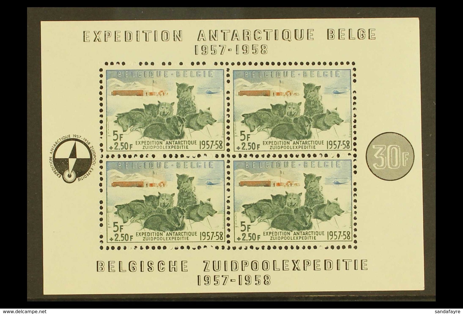 1957/1958 International Geophysical Year Mini Sheet, Cob BL 31, Never Hinged Mint For More Images, Please Visit Http://w - Andere & Zonder Classificatie