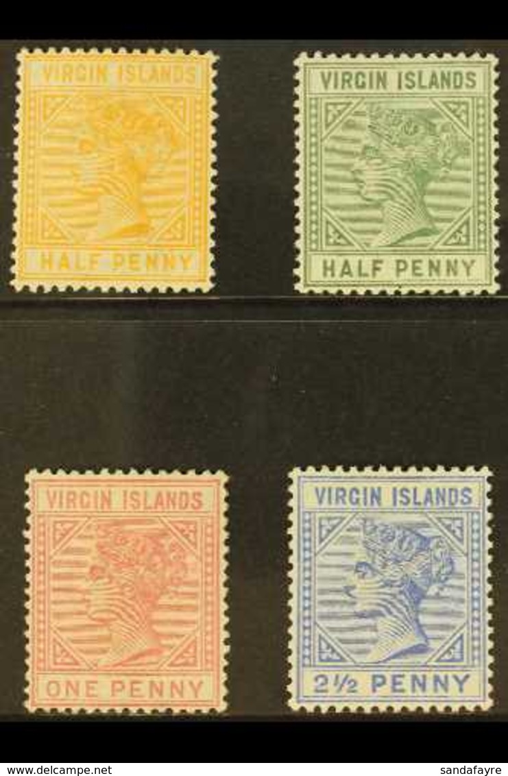 1883-84 Set Of Four, SG 26/31, Fine Mint. (4 Stamps) For More Images, Please Visit Http://www.sandafayre.com/itemdetails - Britse Maagdeneilanden