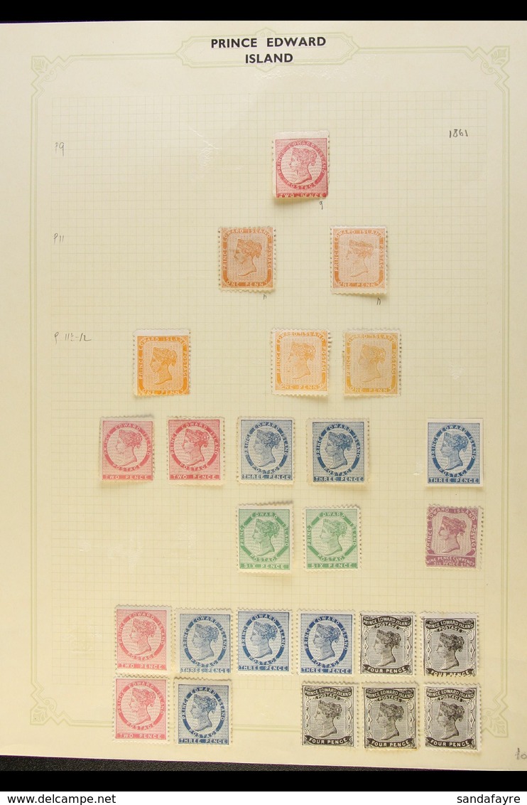 1861-1872 MINT COLLECTION On Leaves, Inc 1861 2d (minor Imperfections, Cat £500), 1862-69 Perf 11 1d (x2) And Perf 11½-1 - Sonstige & Ohne Zuordnung