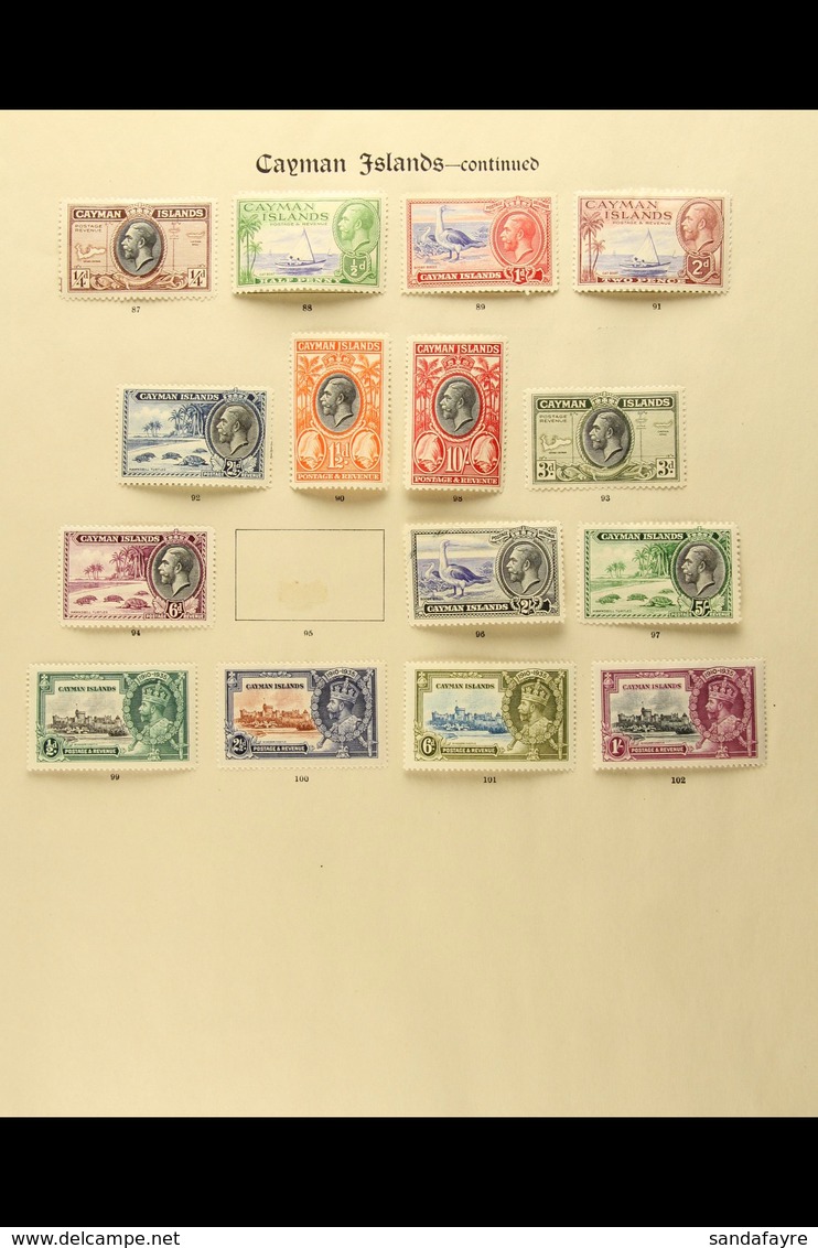 1900-1935 MINT COLLECTION ON "NEW IMPERIAL" LEAVES All Different, Mostly Fine And Fresh. Note 1912-20 10s (SG 52b); 1921 - Cayman Islands