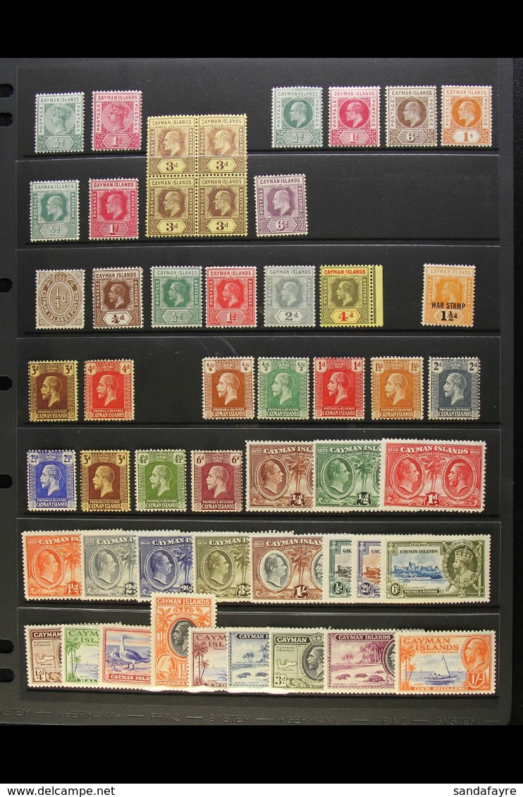 1900-1996 MINT / NHM COLLECTION An ALL DIFFERENT Collection Presented Chronologically On A Trio Of Stock Pages. Includes - Kaaiman Eilanden