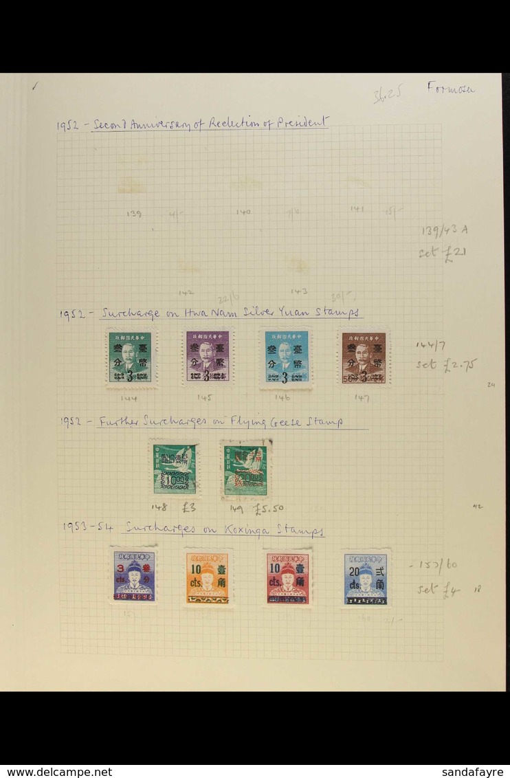 1949 - 1966 CHIEFLY MINT COLLECTION Mint And Used Collection Mounted Up On Pages With A High Percentage Of Complete Sets - Other & Unclassified