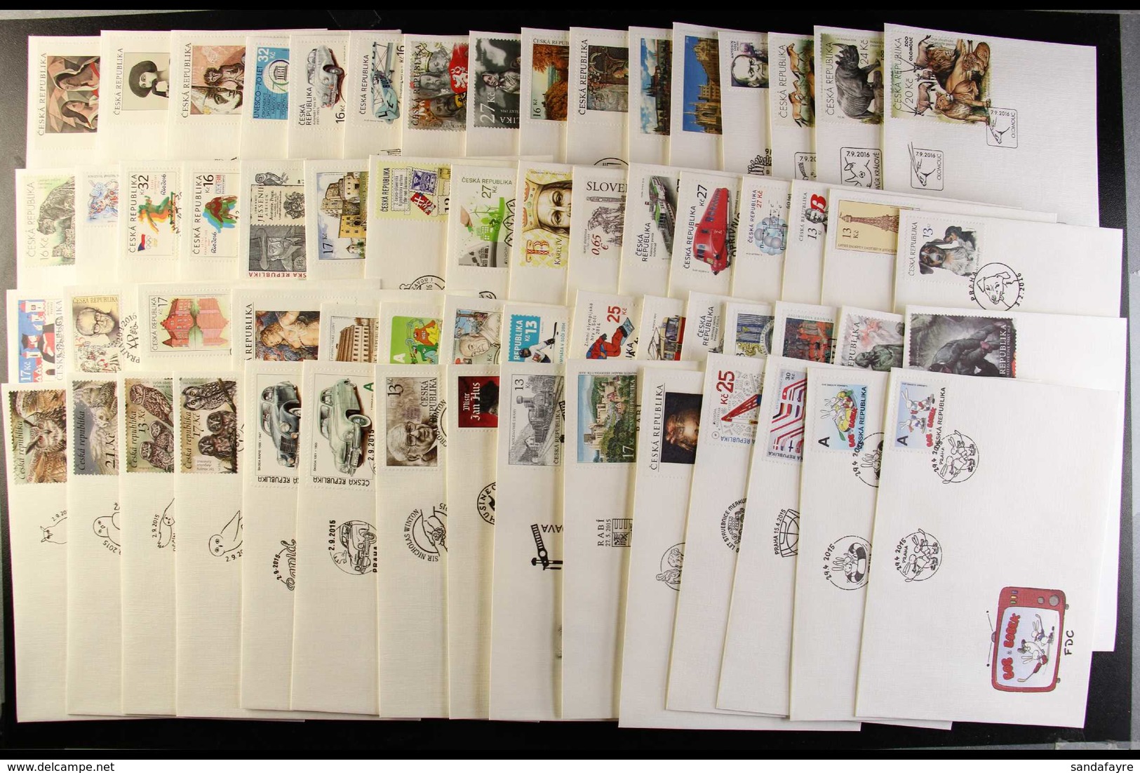 2012-2016 FIRST DAY COVER COLLECTION An ALL DIFFERENT Collection Of Illustrated, Unaddressed First Day Covers With 2012  - Other & Unclassified