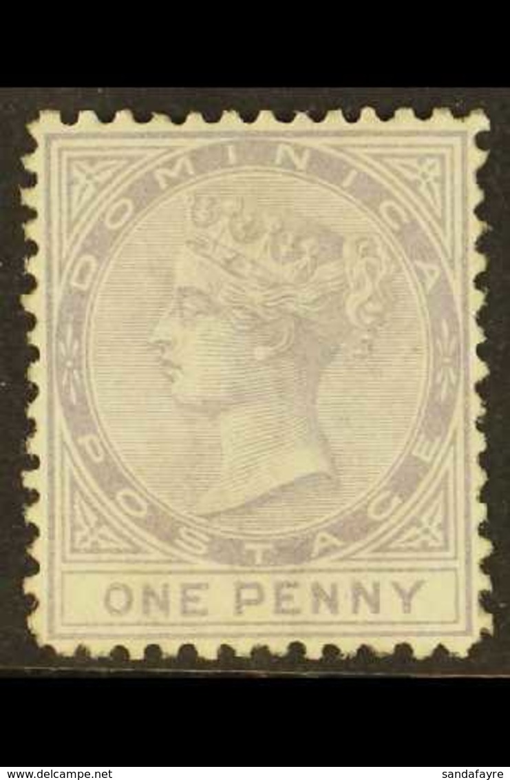 1874 1d Lilac, Wmk Crown CC, P.12½, SG 1, Fine Mint. For More Images, Please Visit Http://www.sandafayre.com/itemdetails - Dominica (...-1978)