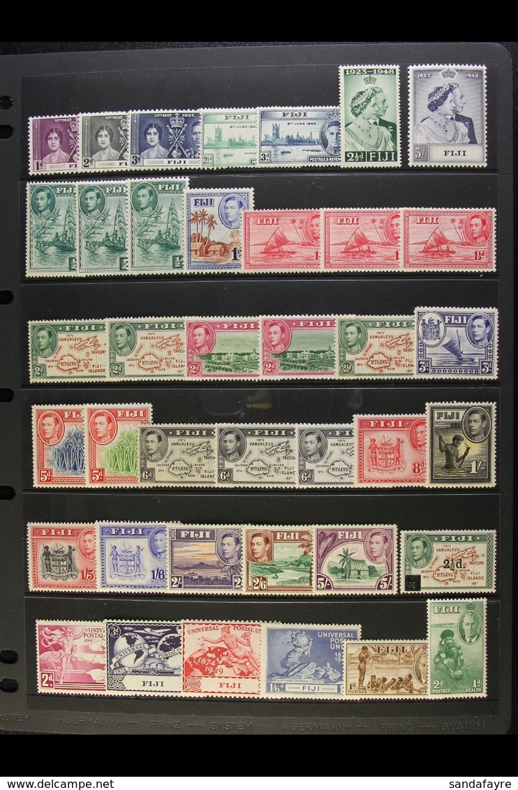 1937-52 KGVI MINT COLLECTION A Highly Complete Collection Of This Reign With Many Perforation/shade Variants Of The 1938 - Fiji (...-1970)