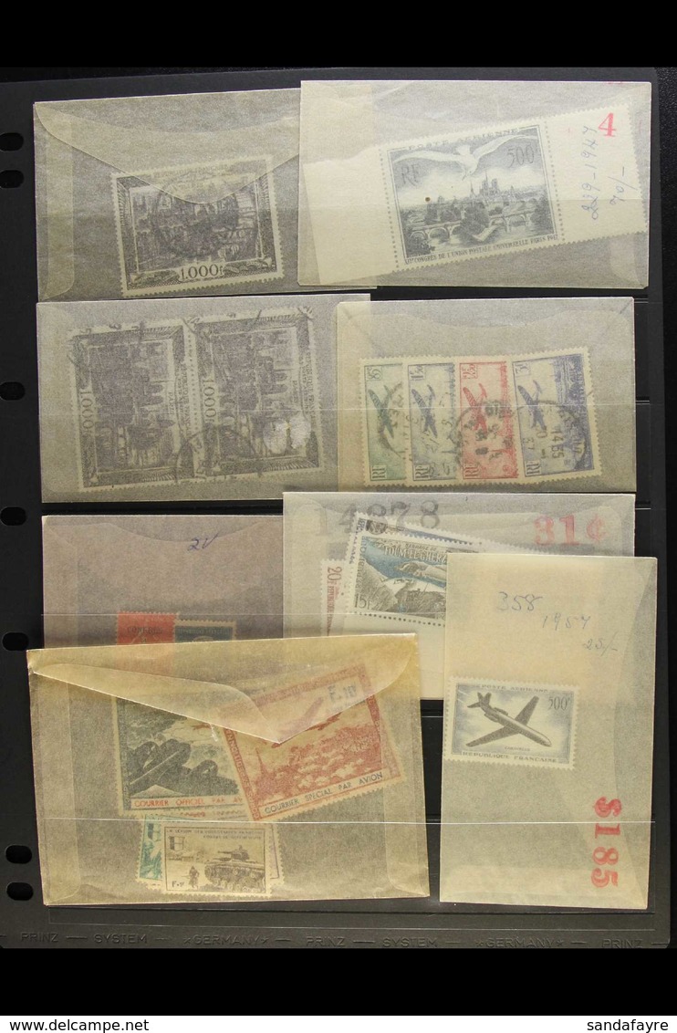 1930-1960 GLASSINE DISCOVERY A Small Pile Of Glassine Envelopes Containing Mint, Nhm & Used Ranges (mostly Nhm) With Man - Andere & Zonder Classificatie