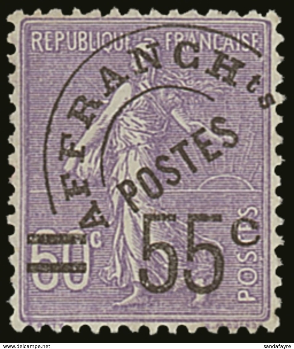 PRECANCELS (PREOBLITERES) 1922-47 55c On 60c Violet, Yvert 47, Never Hinged Mint For More Images, Please Visit Http://ww - Sonstige & Ohne Zuordnung