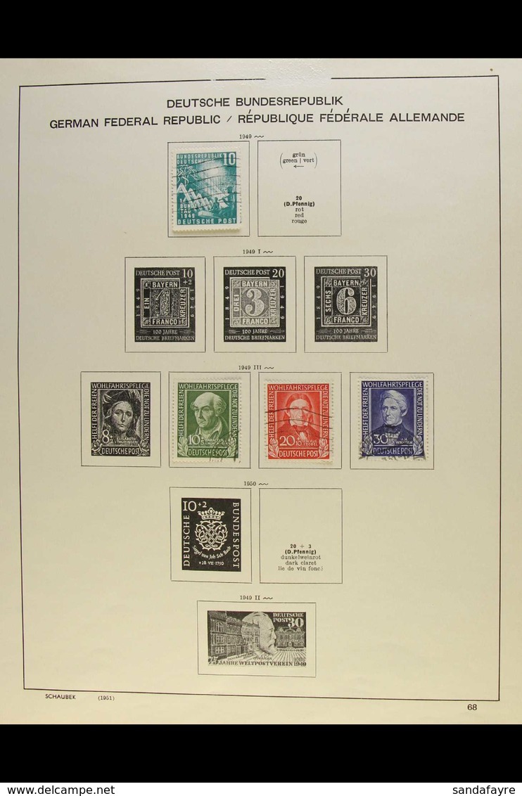 1949-1987 FINE USED COLLECTION On Pages, All Different, Virtually COMPLETE From 1954 Onwards, Inc 1949 Relief Fund Set ( - Other & Unclassified