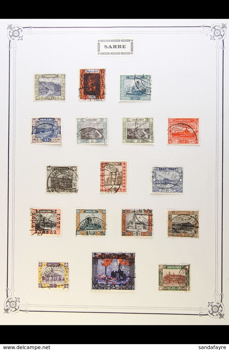 1921 (Feb-Apr) Pictorials Set Complete Plus The 30pf Error Of Colour Stamp, SG 53/68 (Michel 53A/69), Very Fine Used, Ca - Sonstige & Ohne Zuordnung