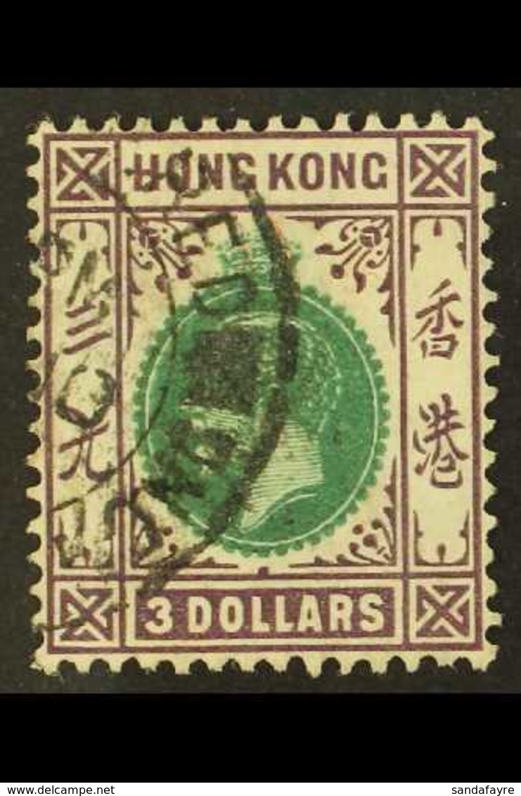 1921-37 $3 Green & Dull Purple, SG 131, Cds Used For More Images, Please Visit Http://www.sandafayre.com/itemdetails.asp - Other & Unclassified